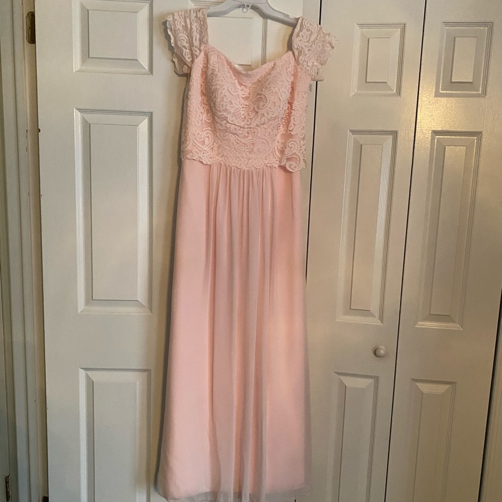 Jasmine B2 Long Gown with Cap Sleeve